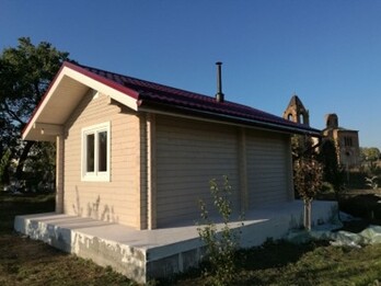 Баня 4х6м из клееного бруса