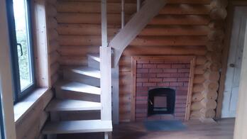 Деревянная лестница (фото 11)
